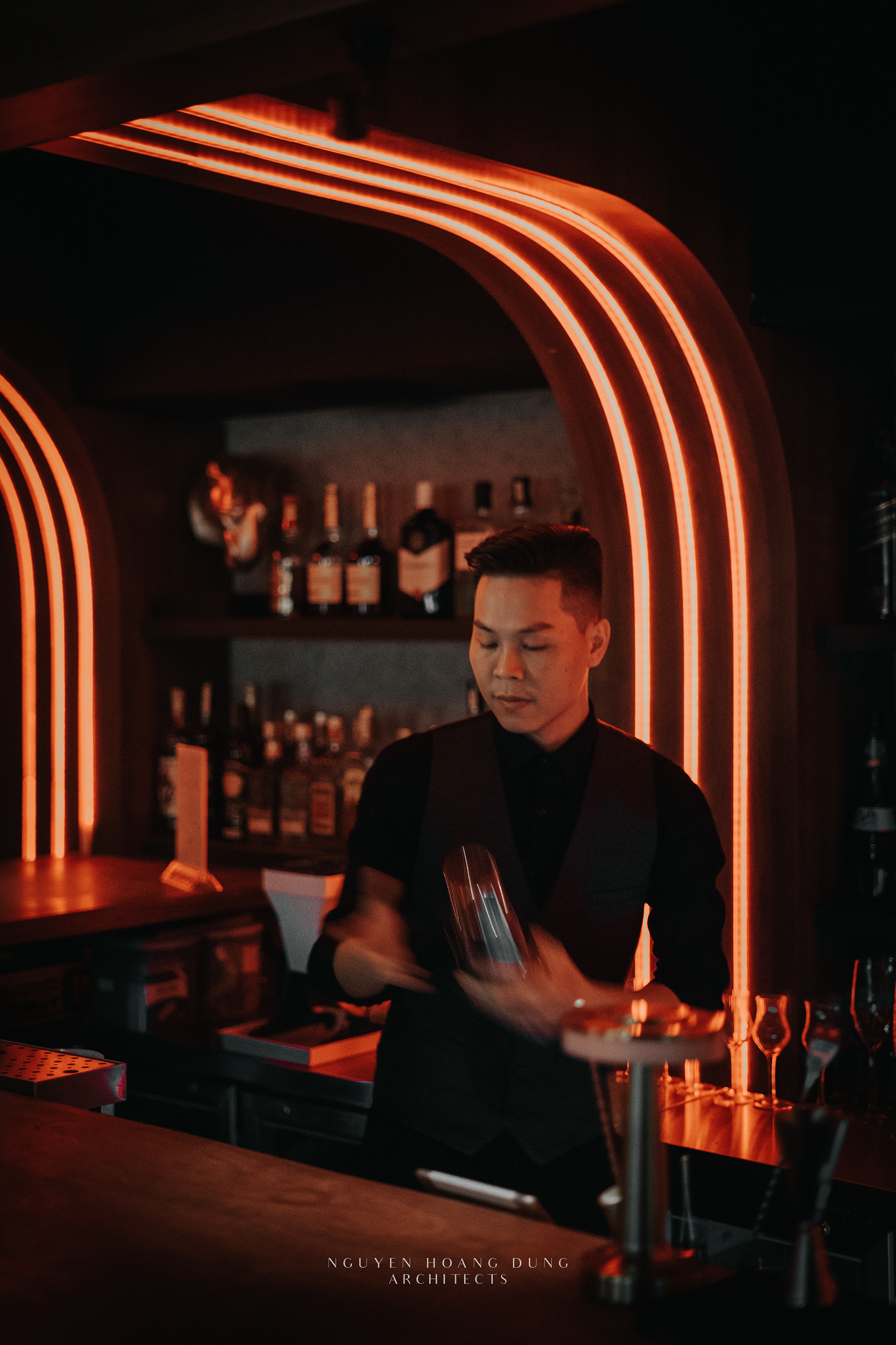 ALLEY WHISKY  COCTAIL PUB 设计丨越南河内丨NGUYEN HOANG DUNG ARCHITECTS-12