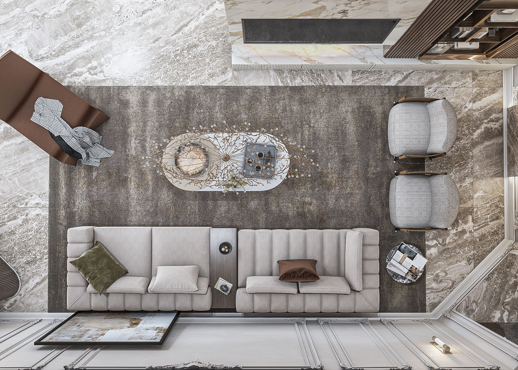 家庭起居室丨Sinam Studio-8