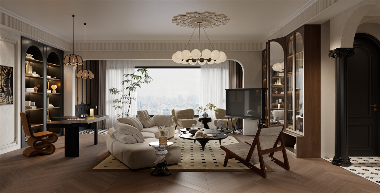 113㎡法式复古风-2