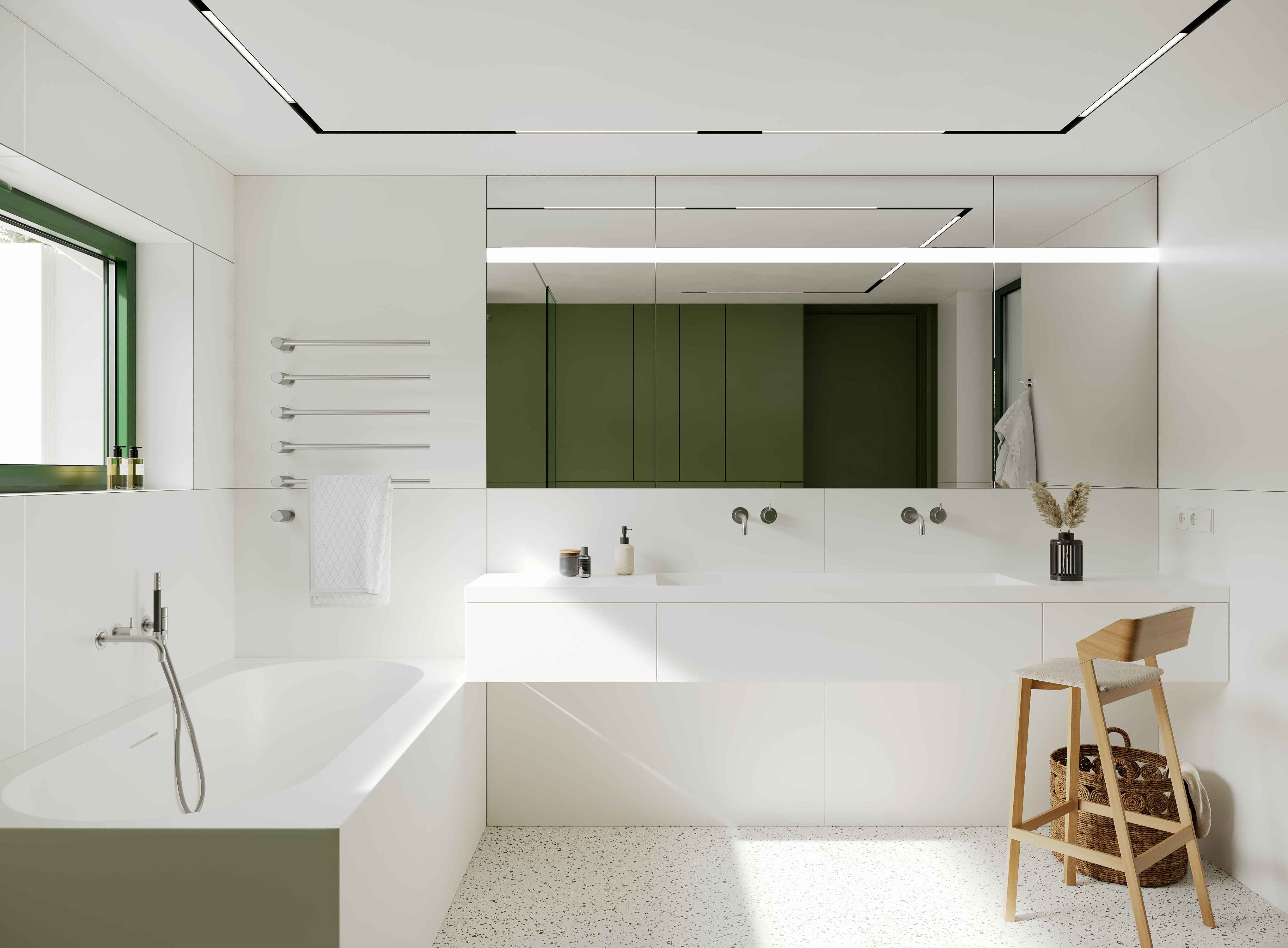 PRL时代典型波兰立方体房屋室内改造-39