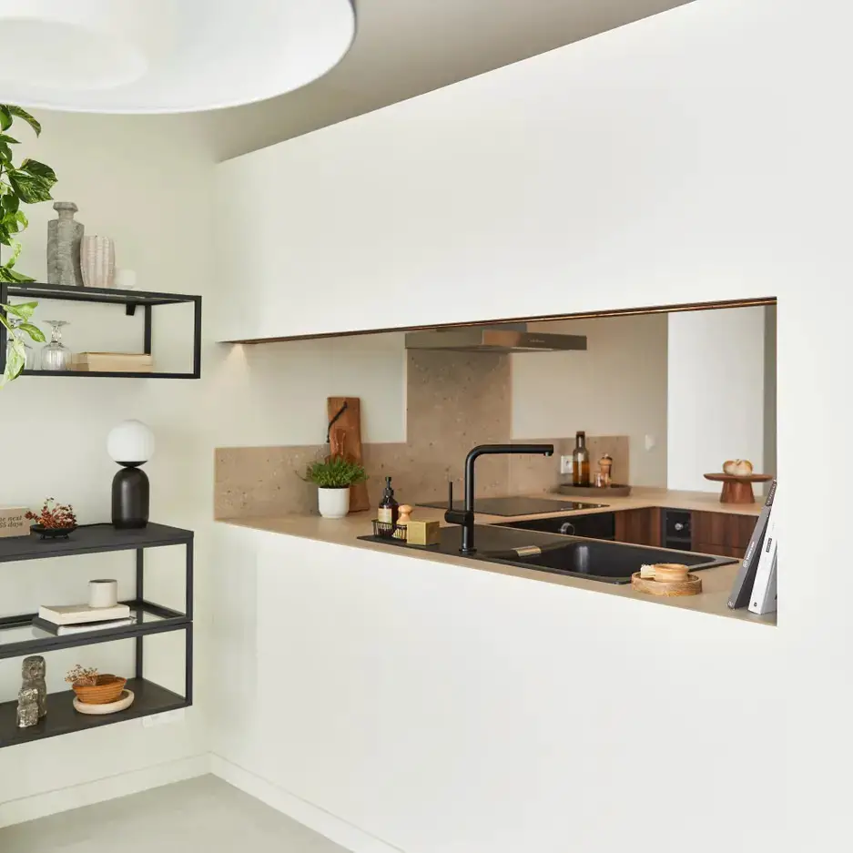 现代温馨的 Leroy Merlin 设计厨房 | 半开放式客厅-11