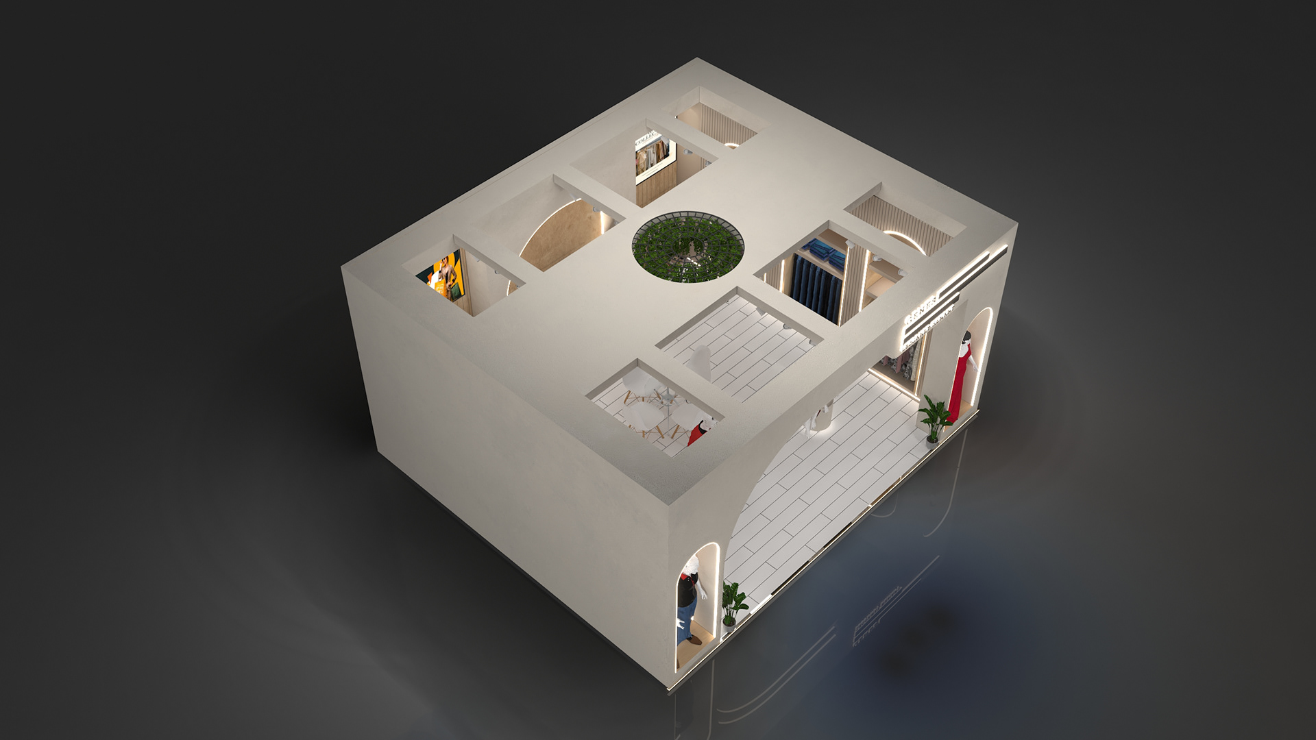 创尼斯展位设计

注：这里假设GENES音译为创尼斯，如果GENES有特定的已知含义，请根据实际情况替换 -4