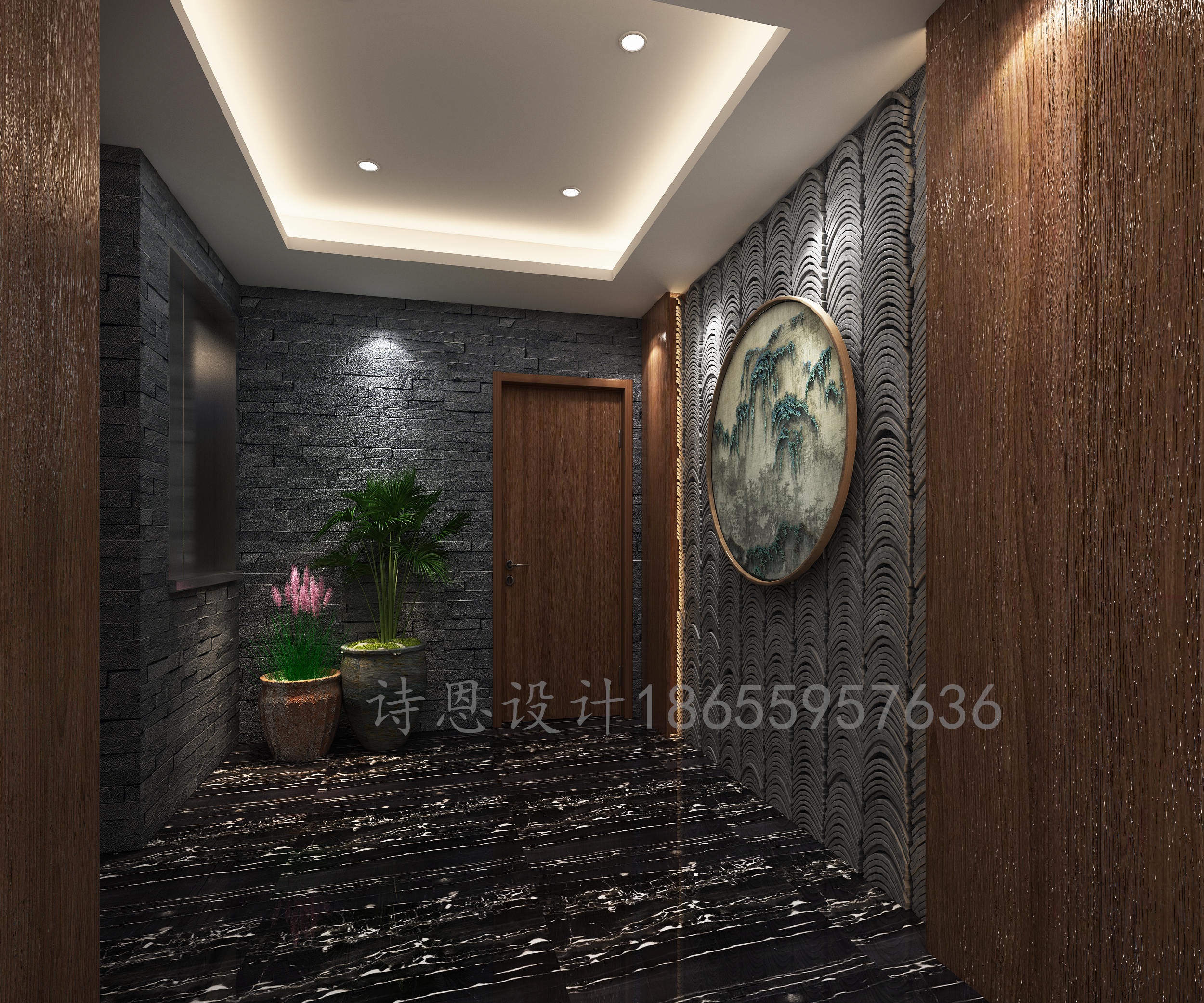 这样的中式餐厅设计，让你吃饭都有诗情画意-9