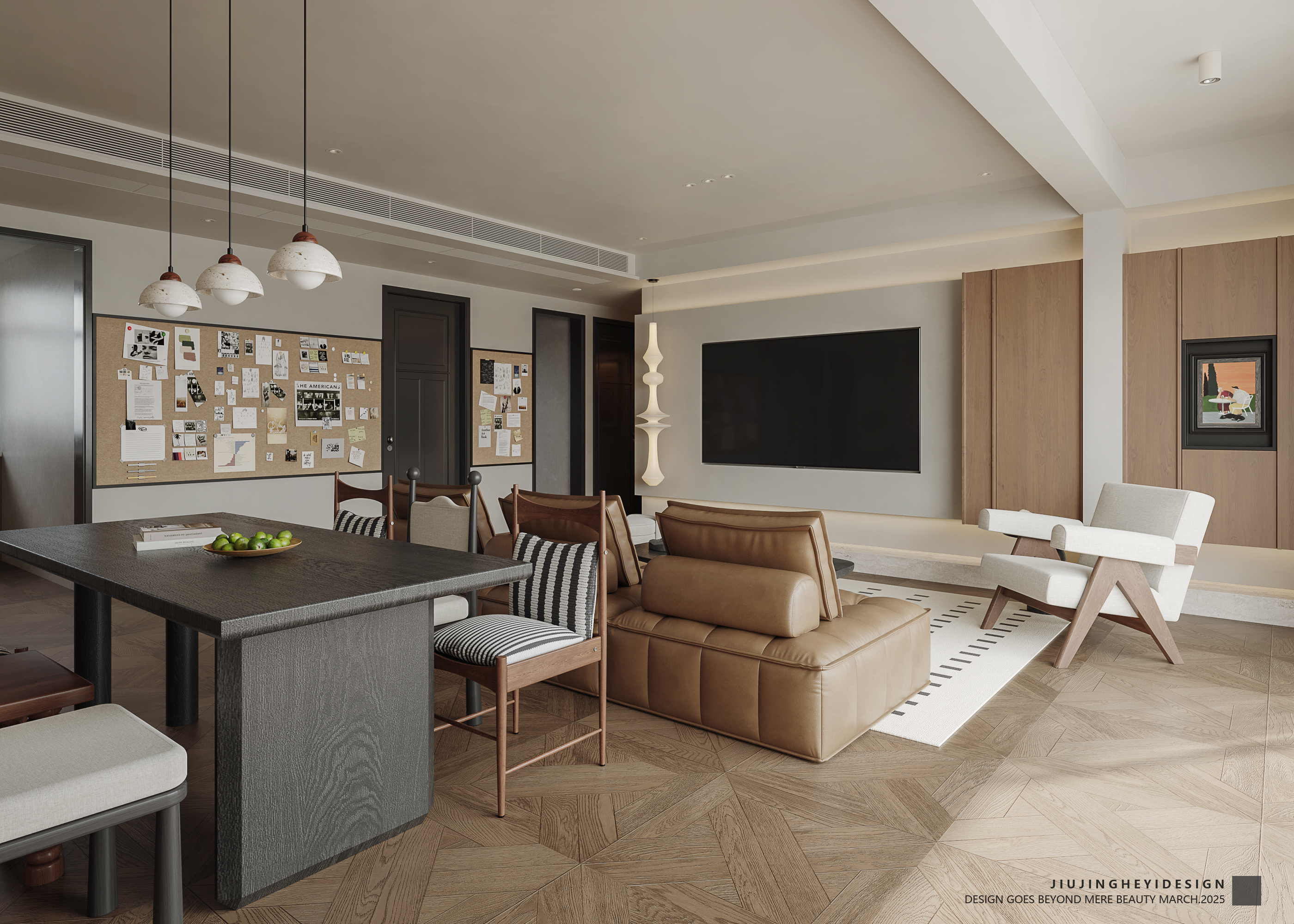 温馨明亮的复古浓郁家-8