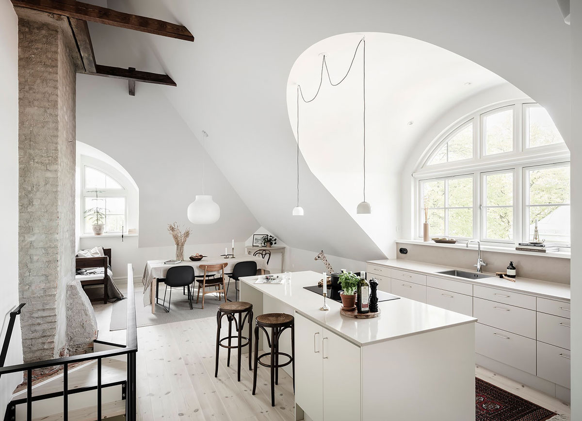 瑞典哥德堡美丽阁楼公寓设计-1