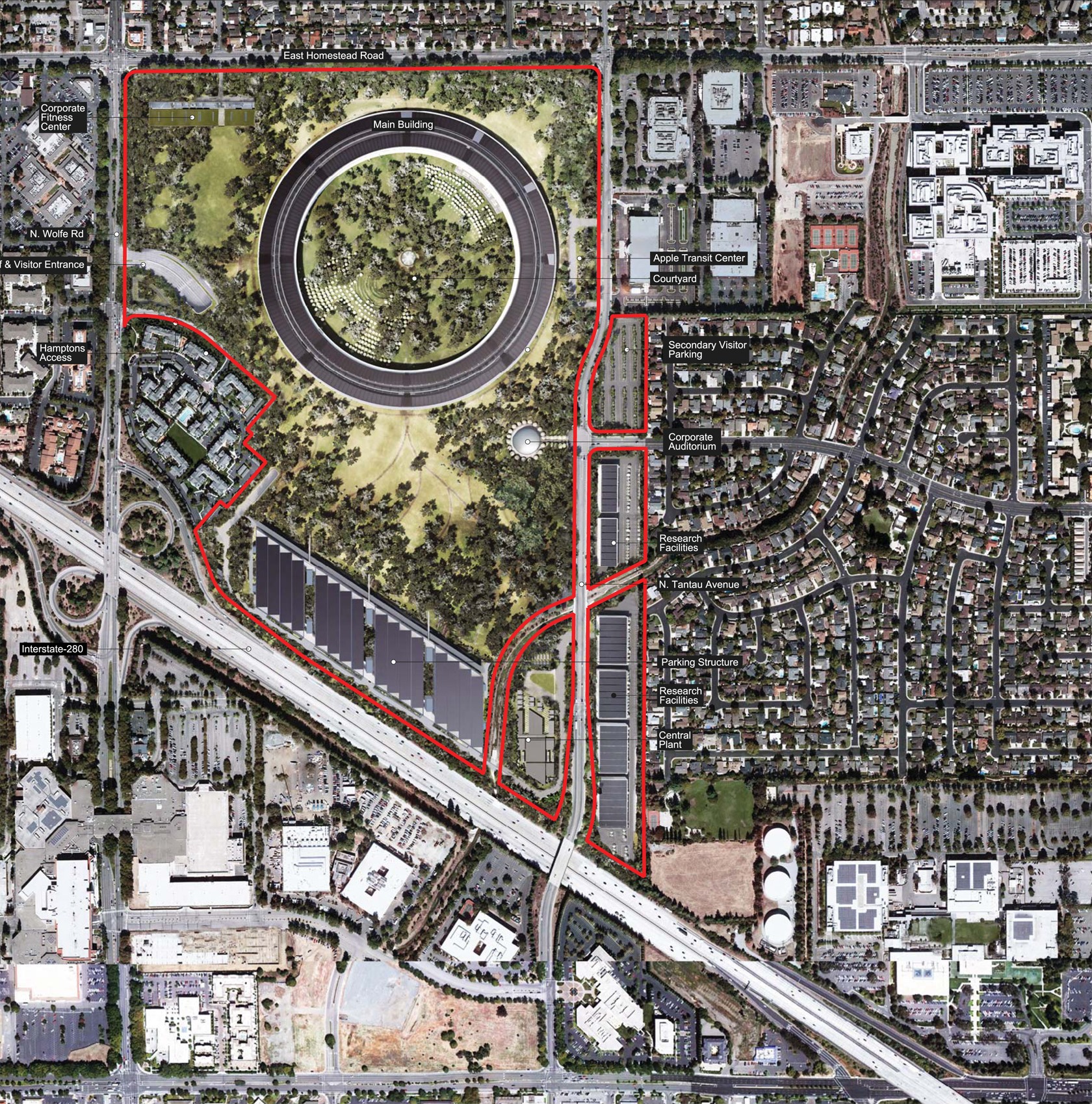 苹果公园 · 室内设计的人与自然和谐共生-44