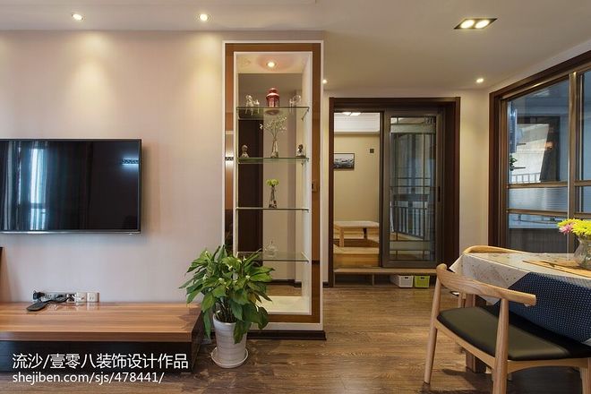 绿地华尔道 纯粹年代8万元三居100平米装修案例-13