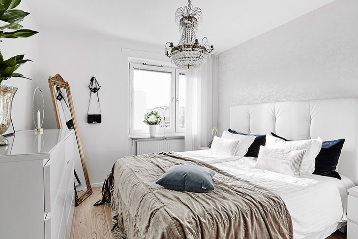 简约白色公寓，功能分区巧夺天工-17