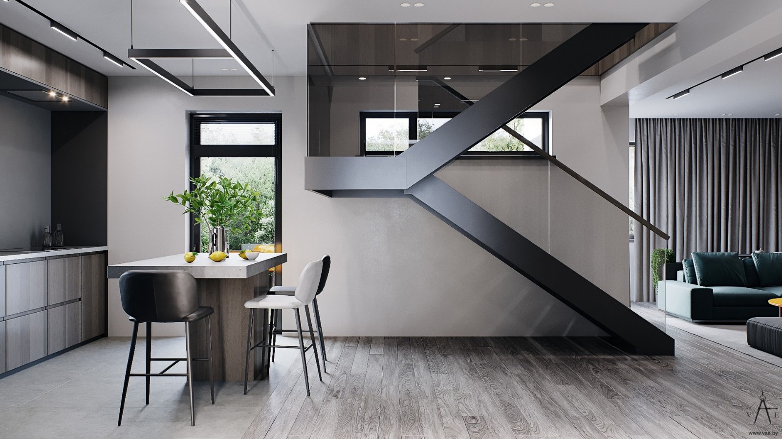 240㎡白俄罗斯现代风独立住宅  VAE设计-7