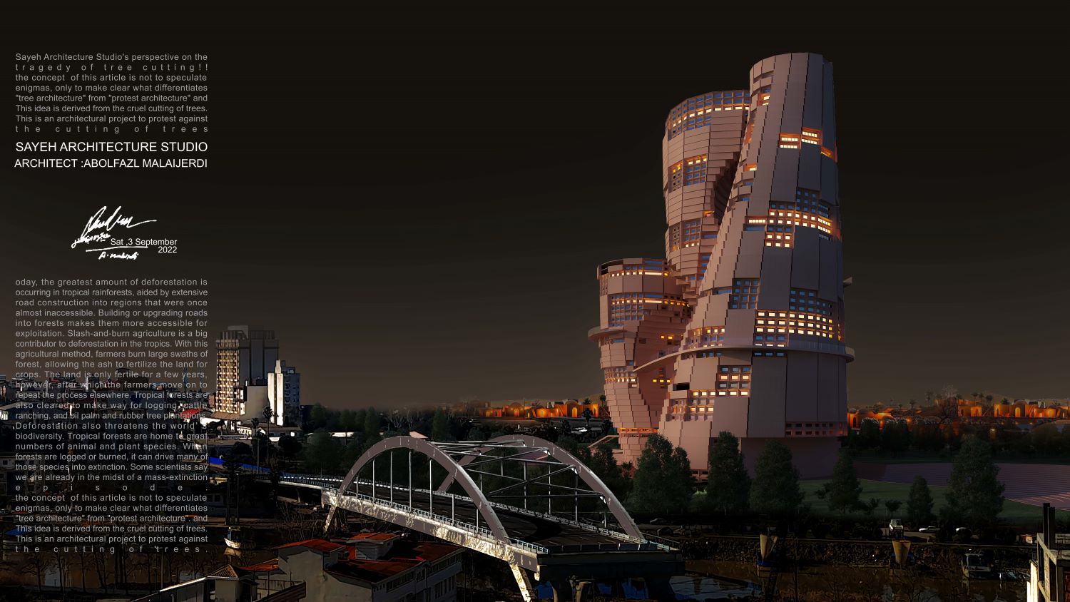 树木丨伊朗丨Sayeh Architecture Studio-6