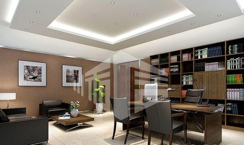 康祥医药成都办公楼现代中式风格设计-1