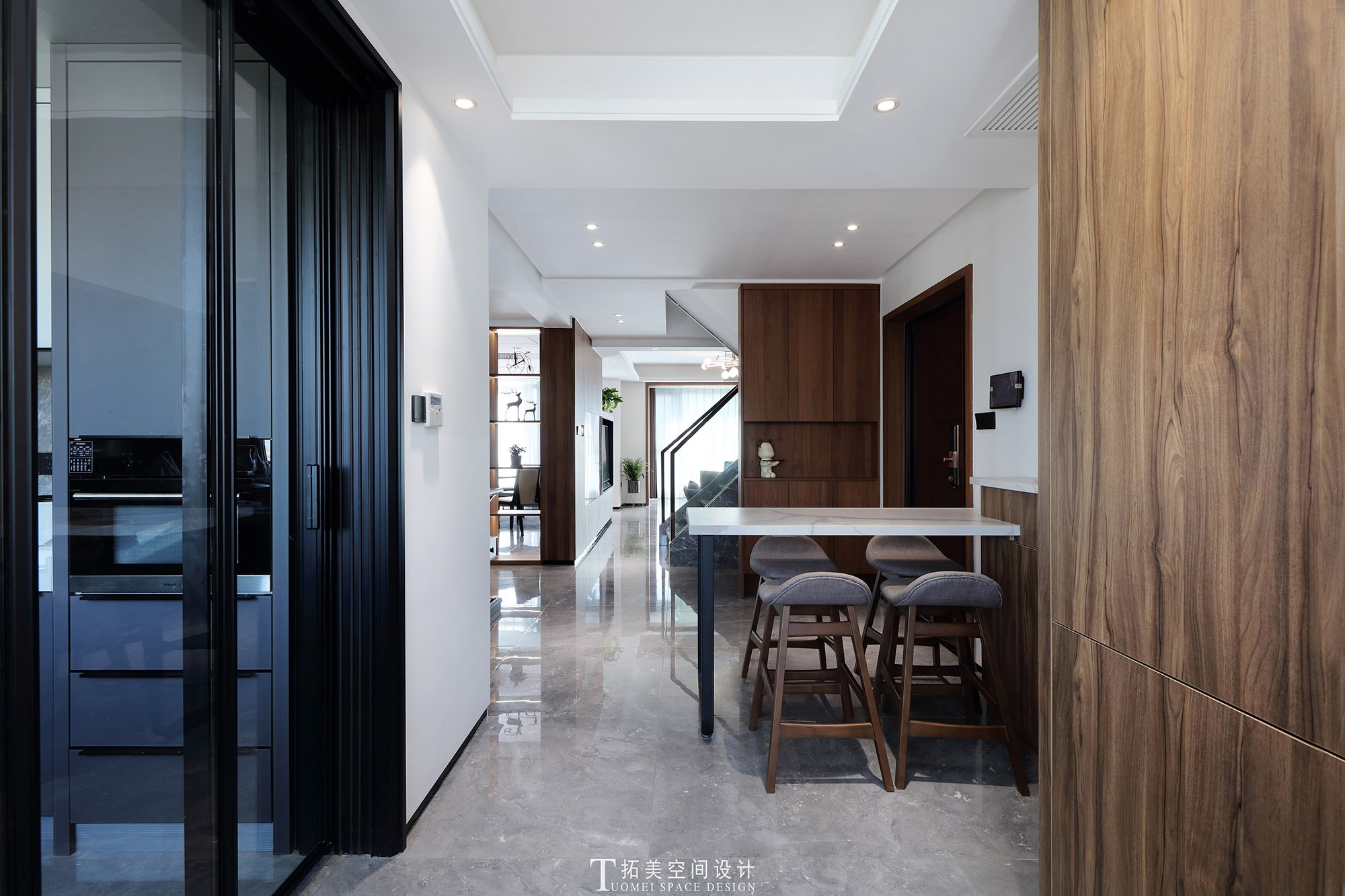 280㎡现代顶层复式丨中国丨拓美空间设计-8