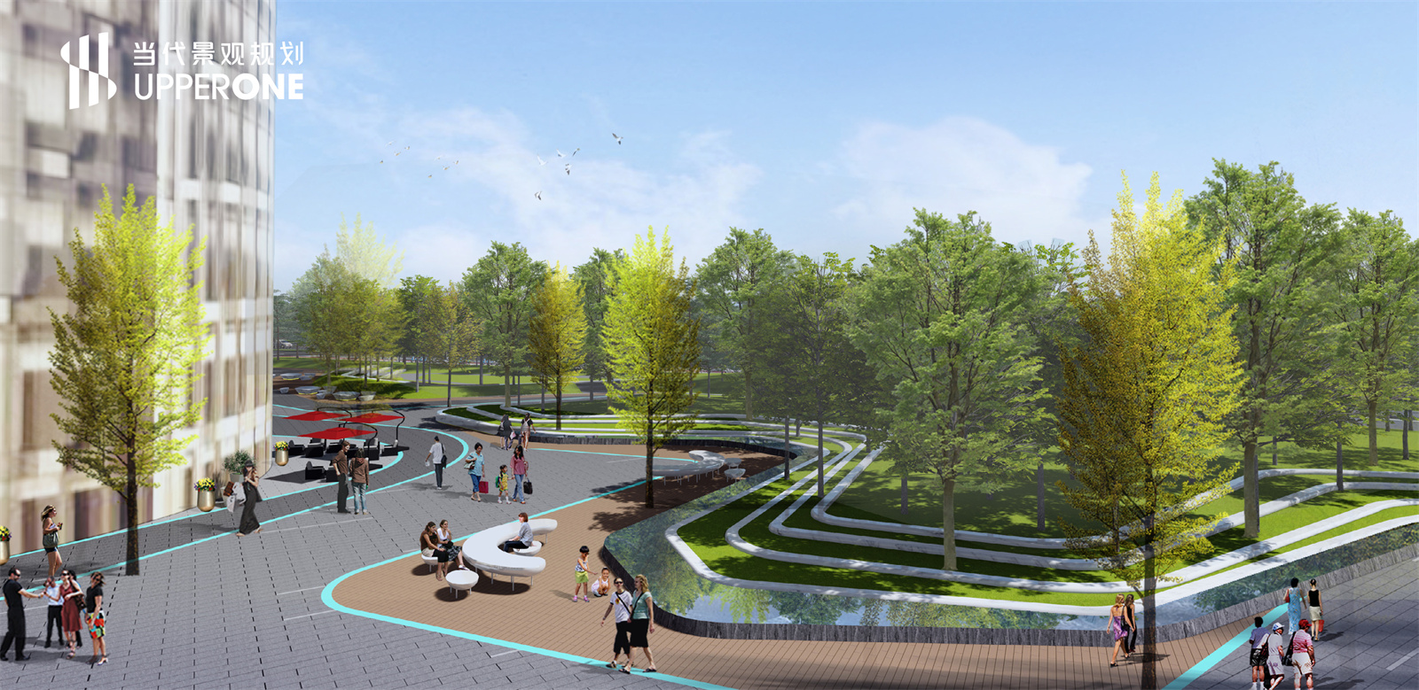 河南郑州绿地新都会景观设计分享|当代景观规划-4
