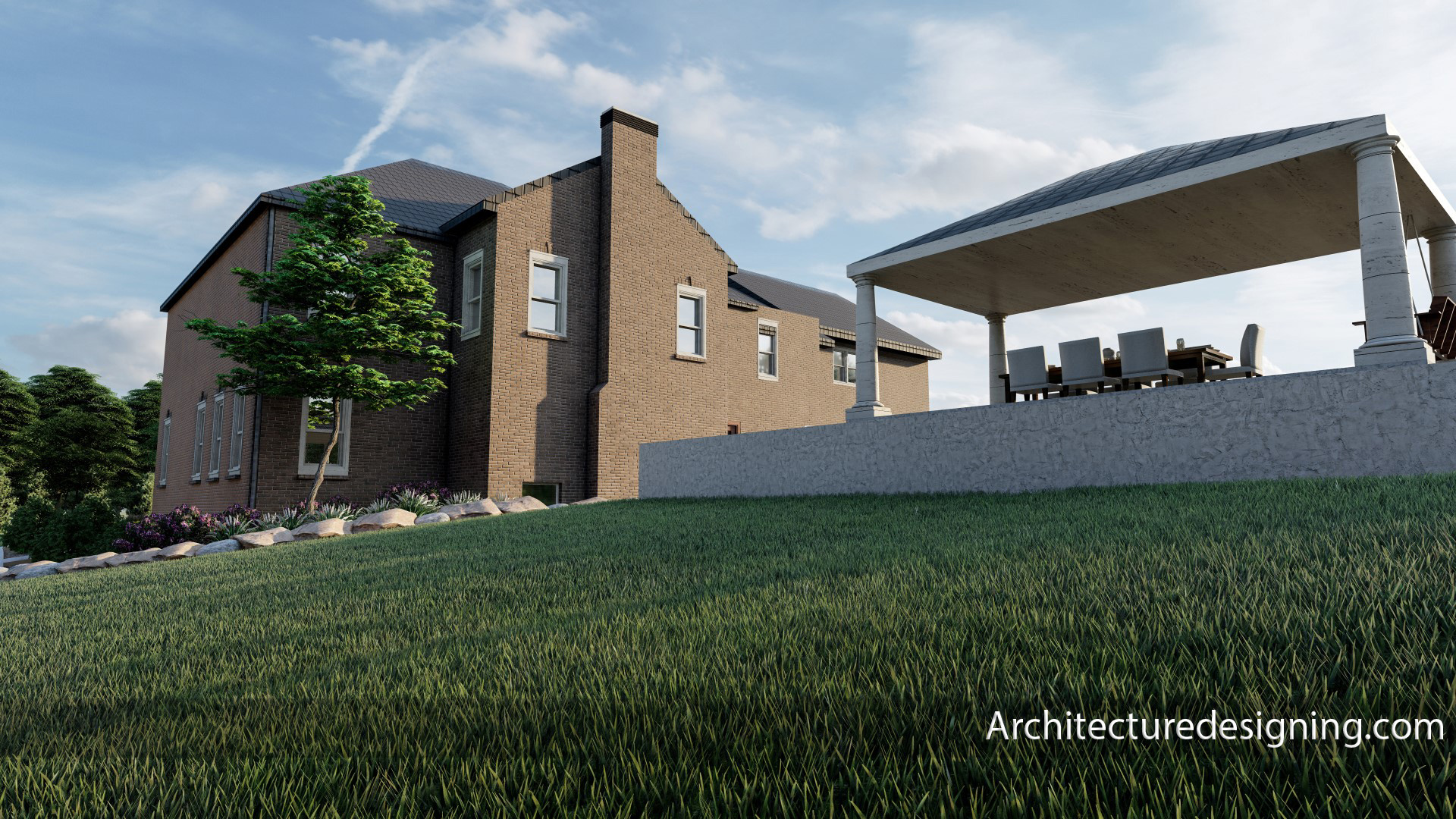 住宅房屋景观设计丨LiberiaMaryland-10