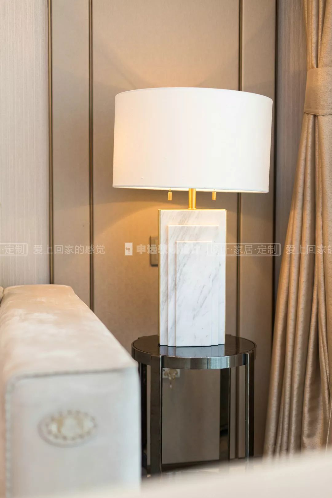 【申远软装百套实景案例】大宁金茂府 195㎡ 现代轻奢-12