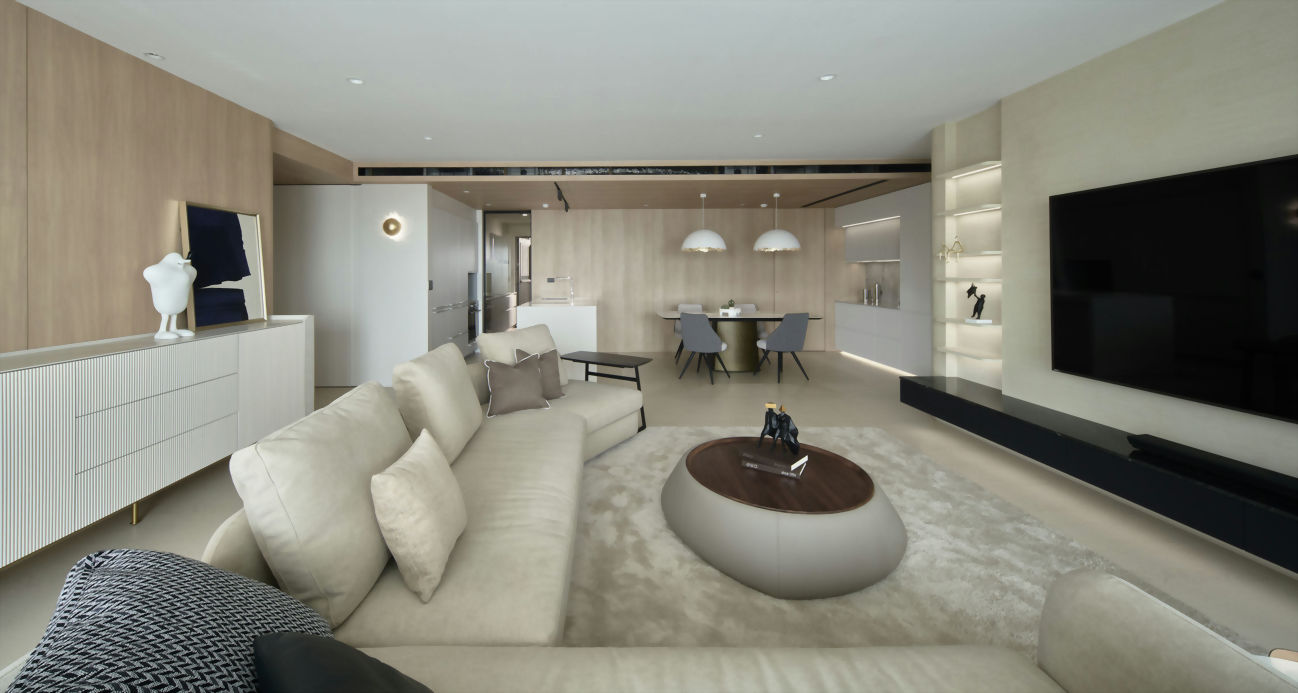 定潮 6F  東京日式現代宅 feat· 日和灣居丨藝瓦高雄室內空間設計-2