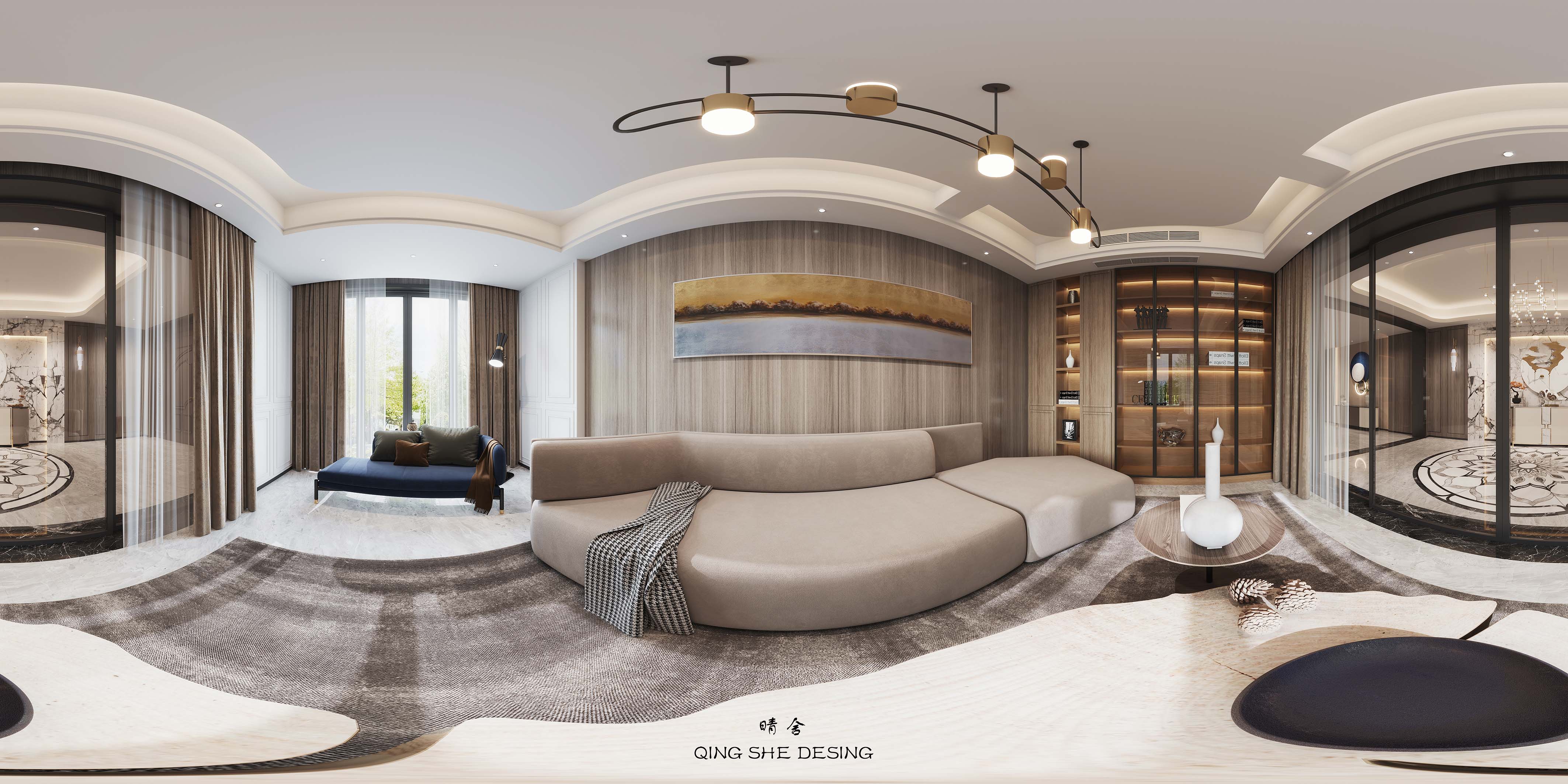 颐景御园建材生意业主的稳重温馨之家-6