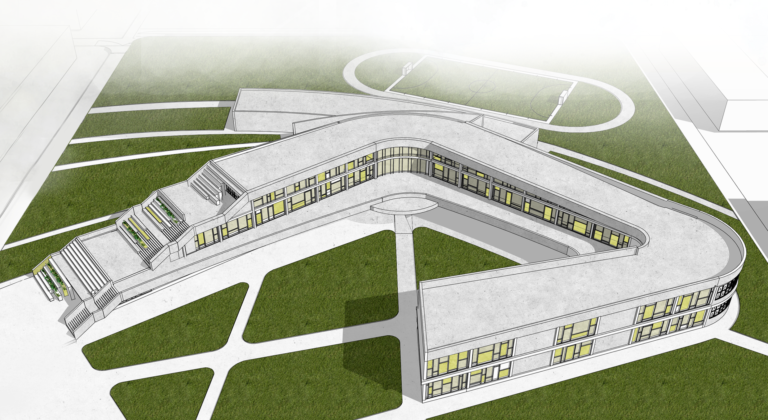 Gyumri 学校设计-5