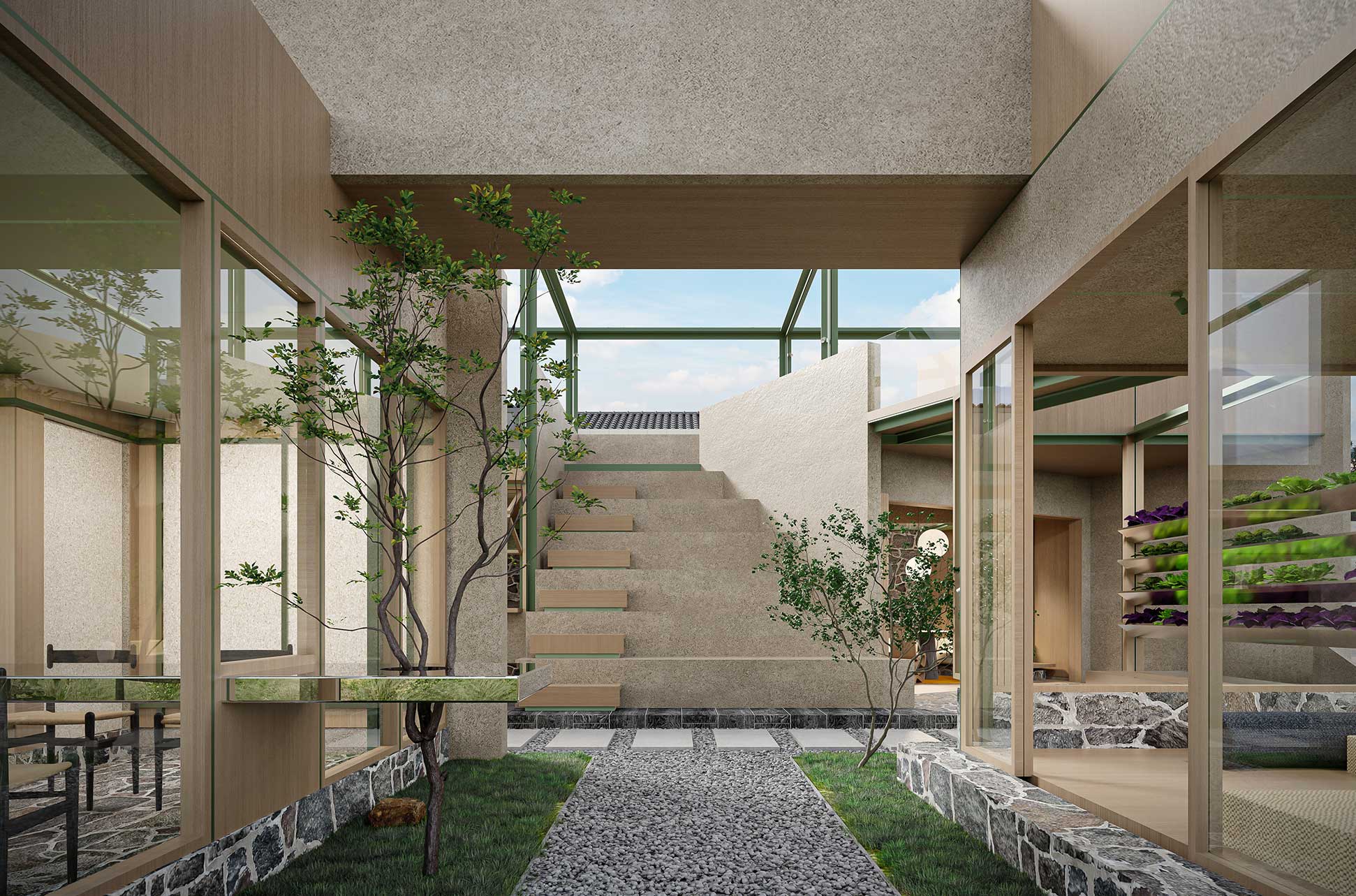 《SPACE DESIGN·院里花开》丨中国长沙丨舍近-25