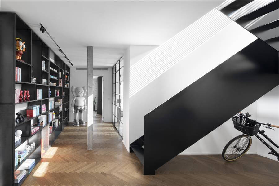 עדי אדליס | עיצוב פנים דירת גג 5 חדרים ביפו - PICKINTERI-16