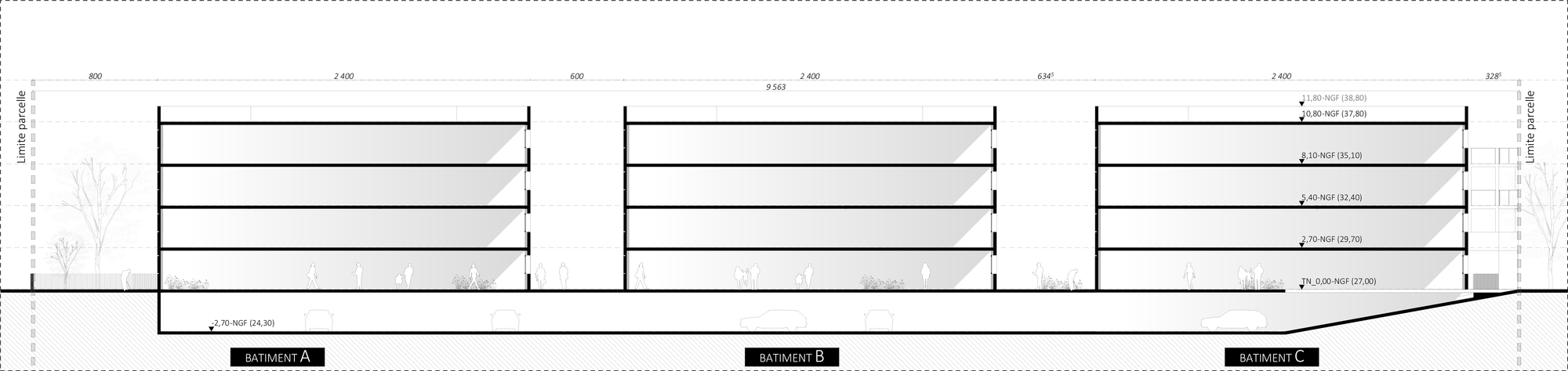 45 Housing Units in Nantes / a/LTA-41