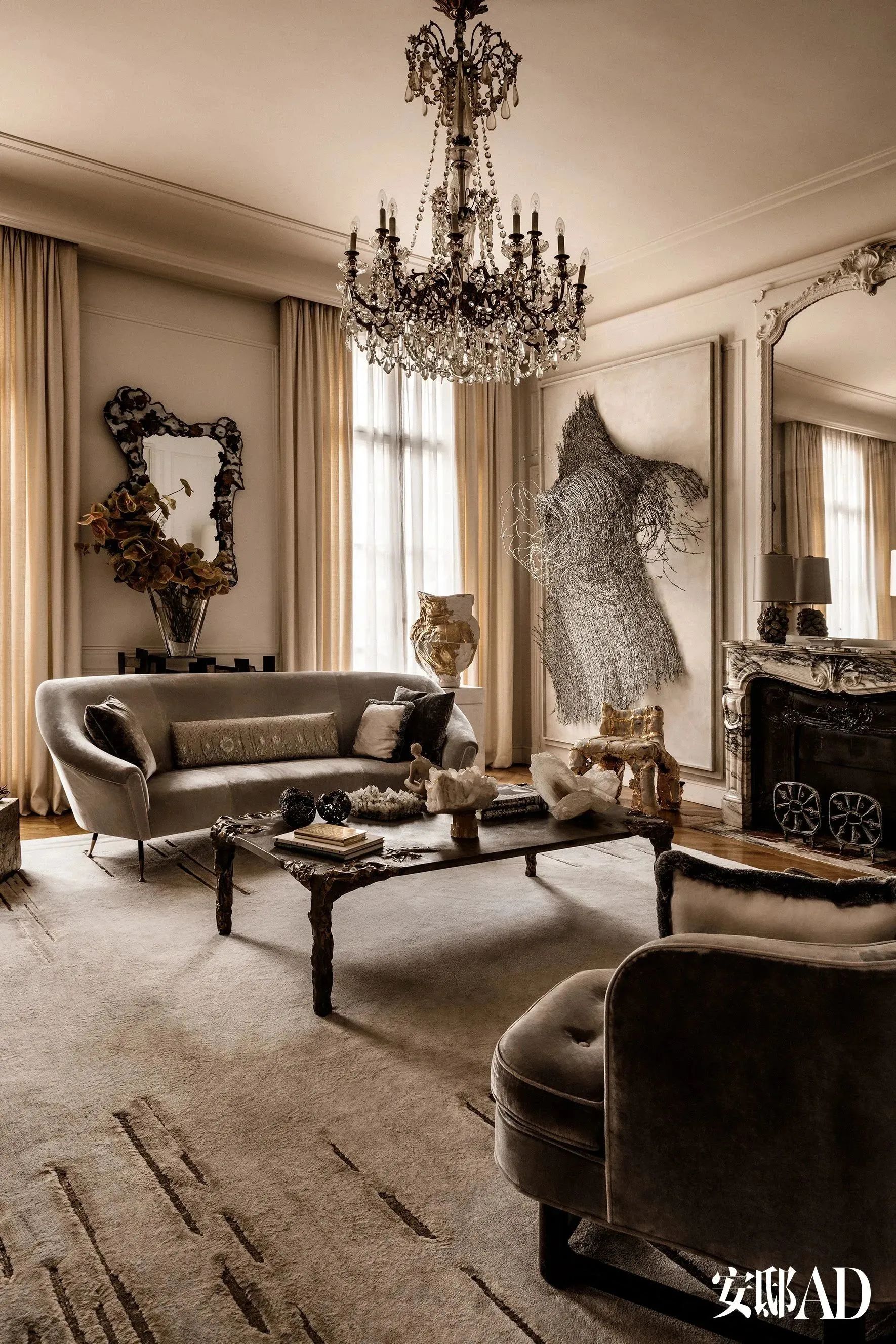 Aline Asmar d’Amman的巴黎私宅丨法国巴黎-19