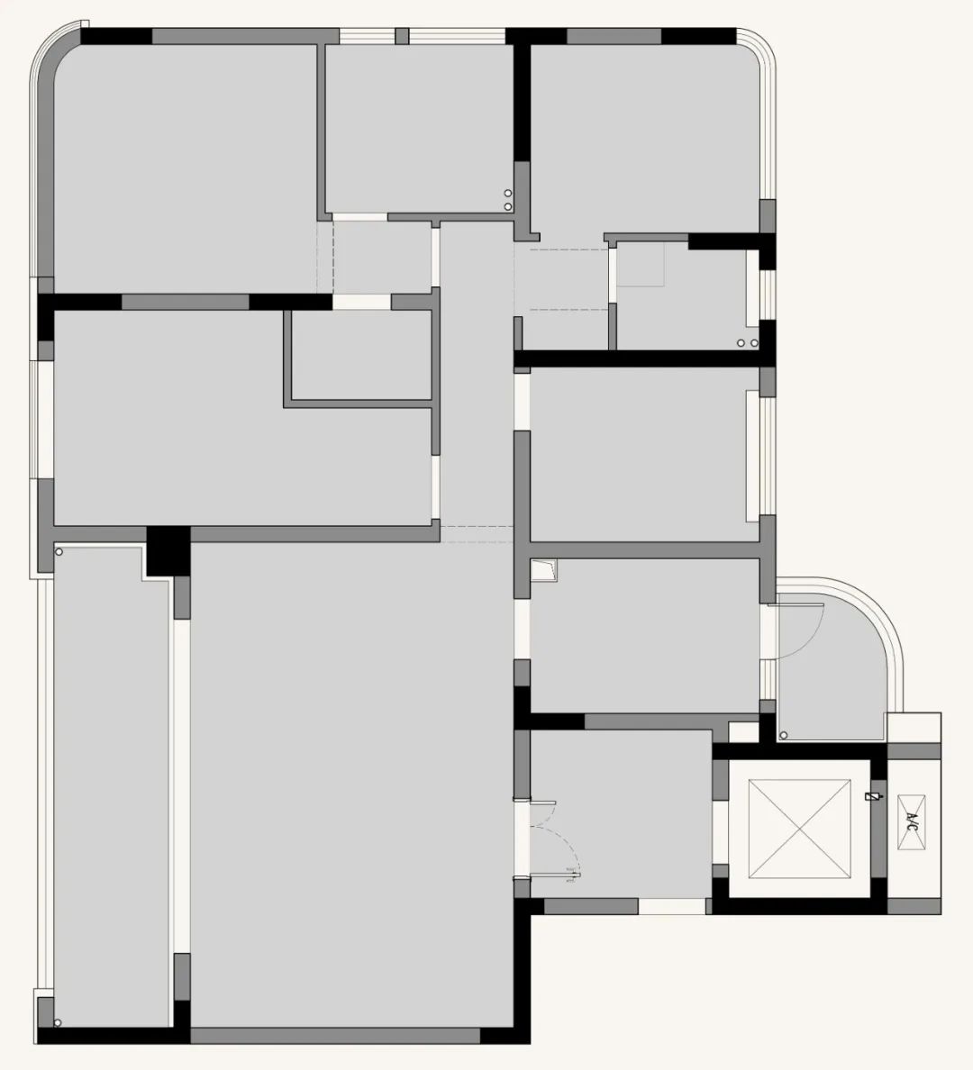 意式极简,壹号院的沉郁魅力丨中国重庆丨空一筑造|O.S.MAKE-122