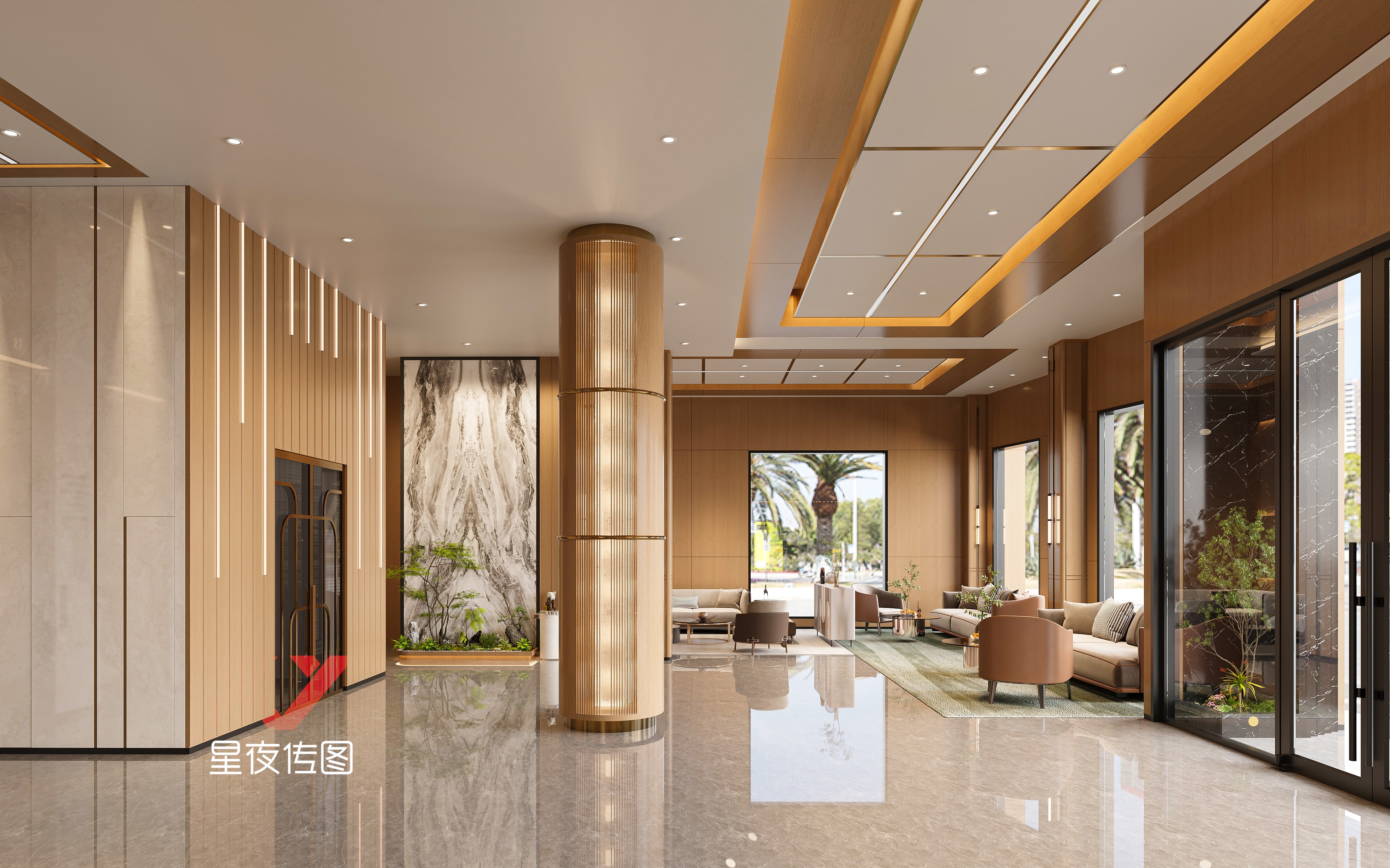 横平竖直，极简设计丨酒店设计-1