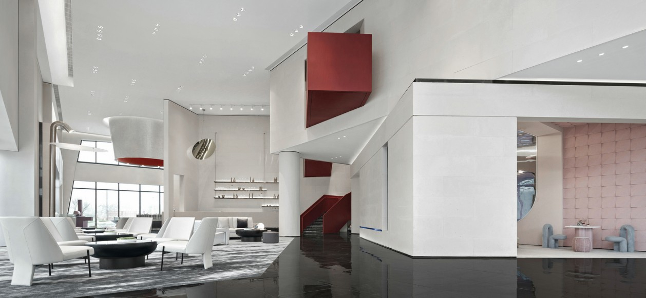 零次方空间设计 | 建筑空间的机械美学 | 徐州金辉· 信步兰庭营销中心-31