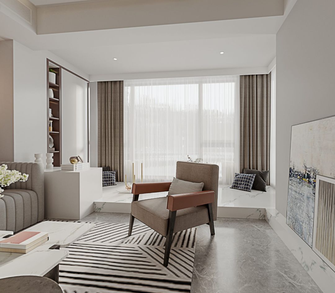 《遇己》橙熹设计现代风格别墅,开阔空间遇见真我-60