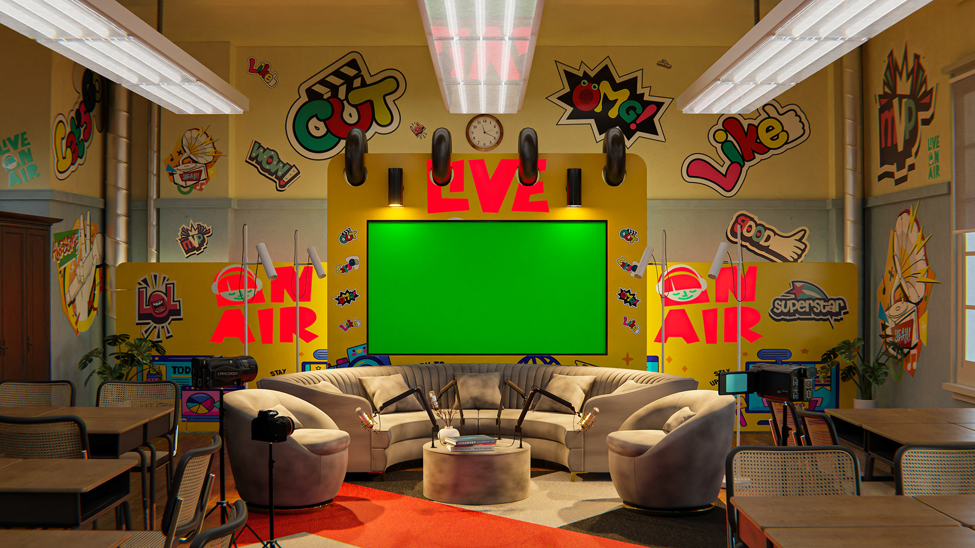 Custom Virtual Green Screen Studios – Real Client-8