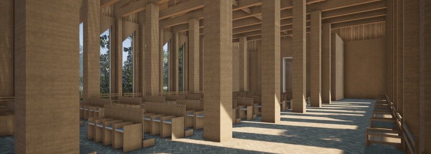 可持续木质教堂丨Damian Dominiczak-42