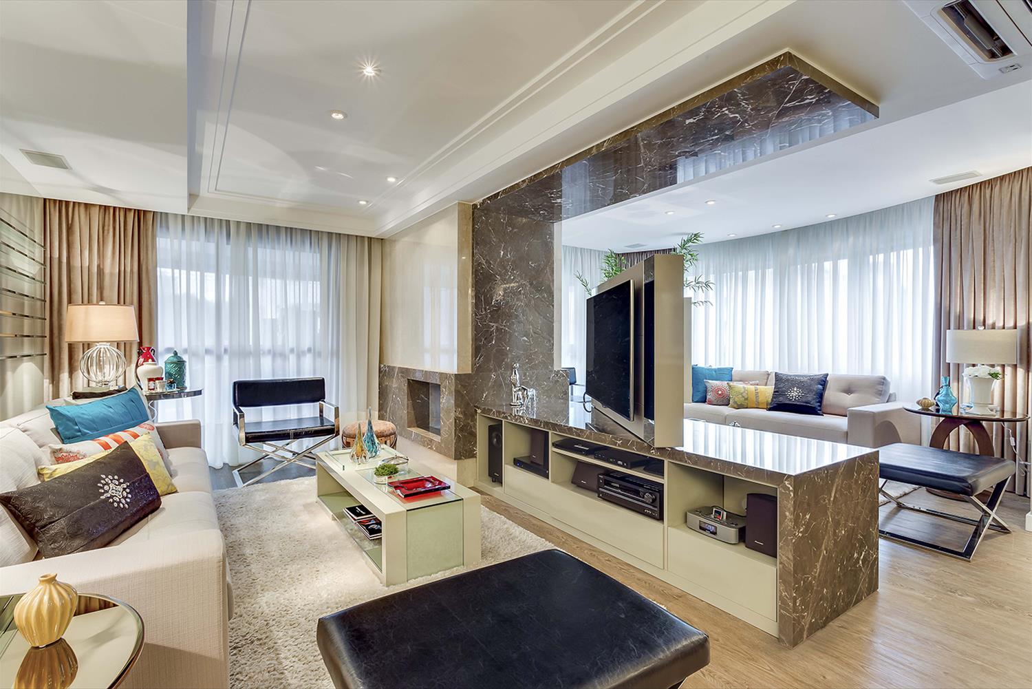 巴西公寓 CM 的现代风格室内设计-2