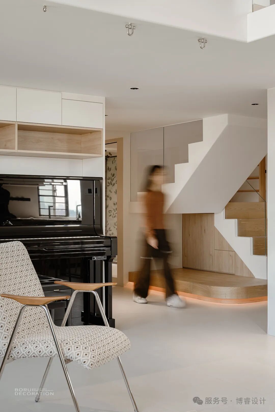 100㎡LOFT|开放式布局+家具的轻盈美学​-34