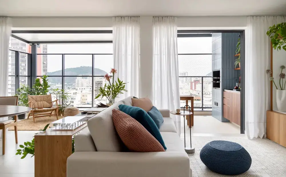 里约热内卢全景双层复式公寓 | 家庭生活的理想设计-1