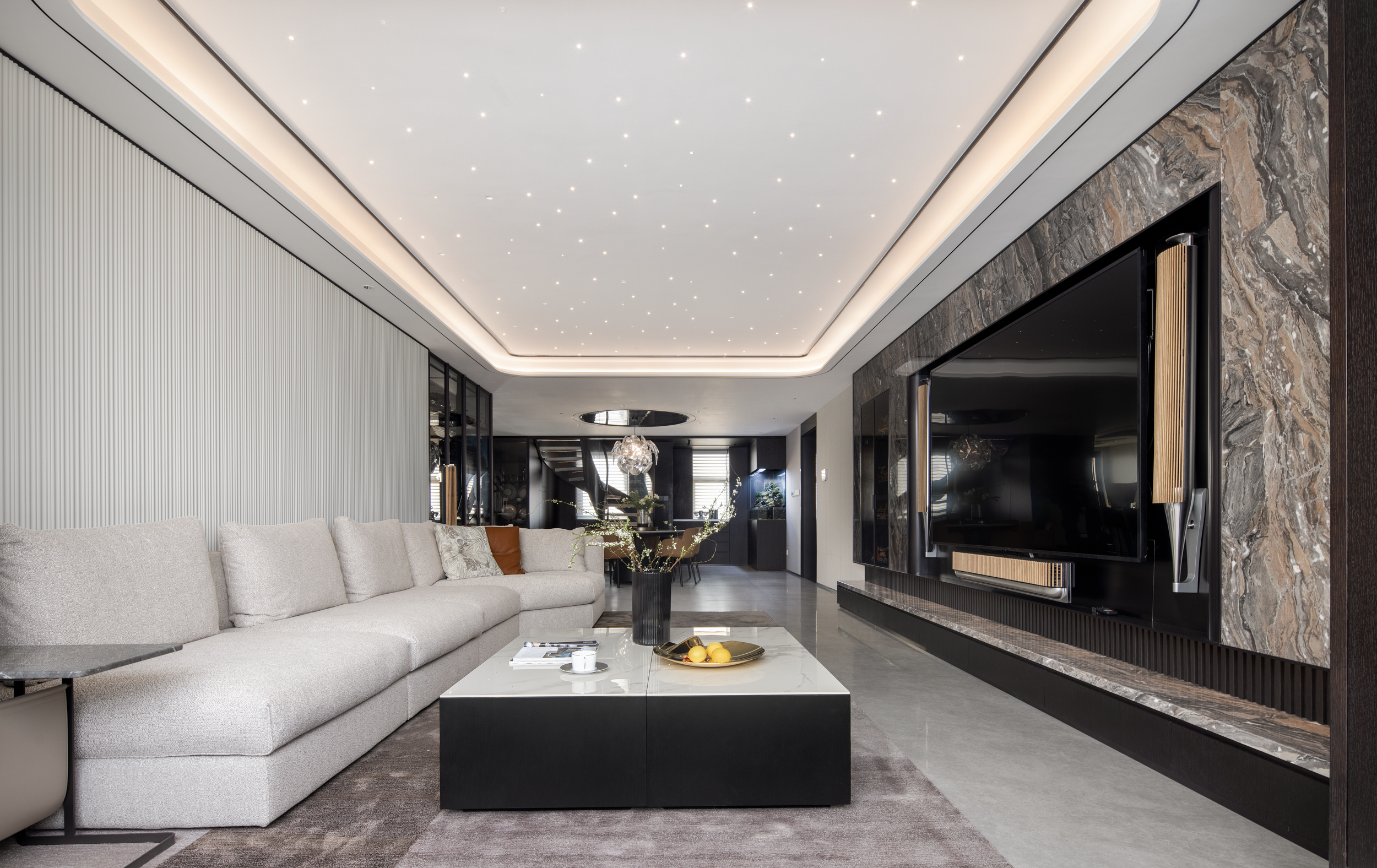 集美湖湖畔顶层复式轻奢住宅设计丨中国厦门丨间空设计-28