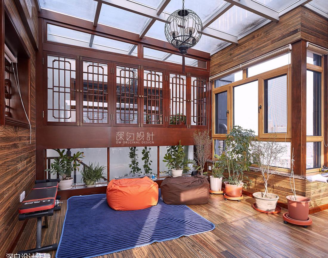 深白设计丨平层丨【深白作品】拾壹楼--中式休闲-15