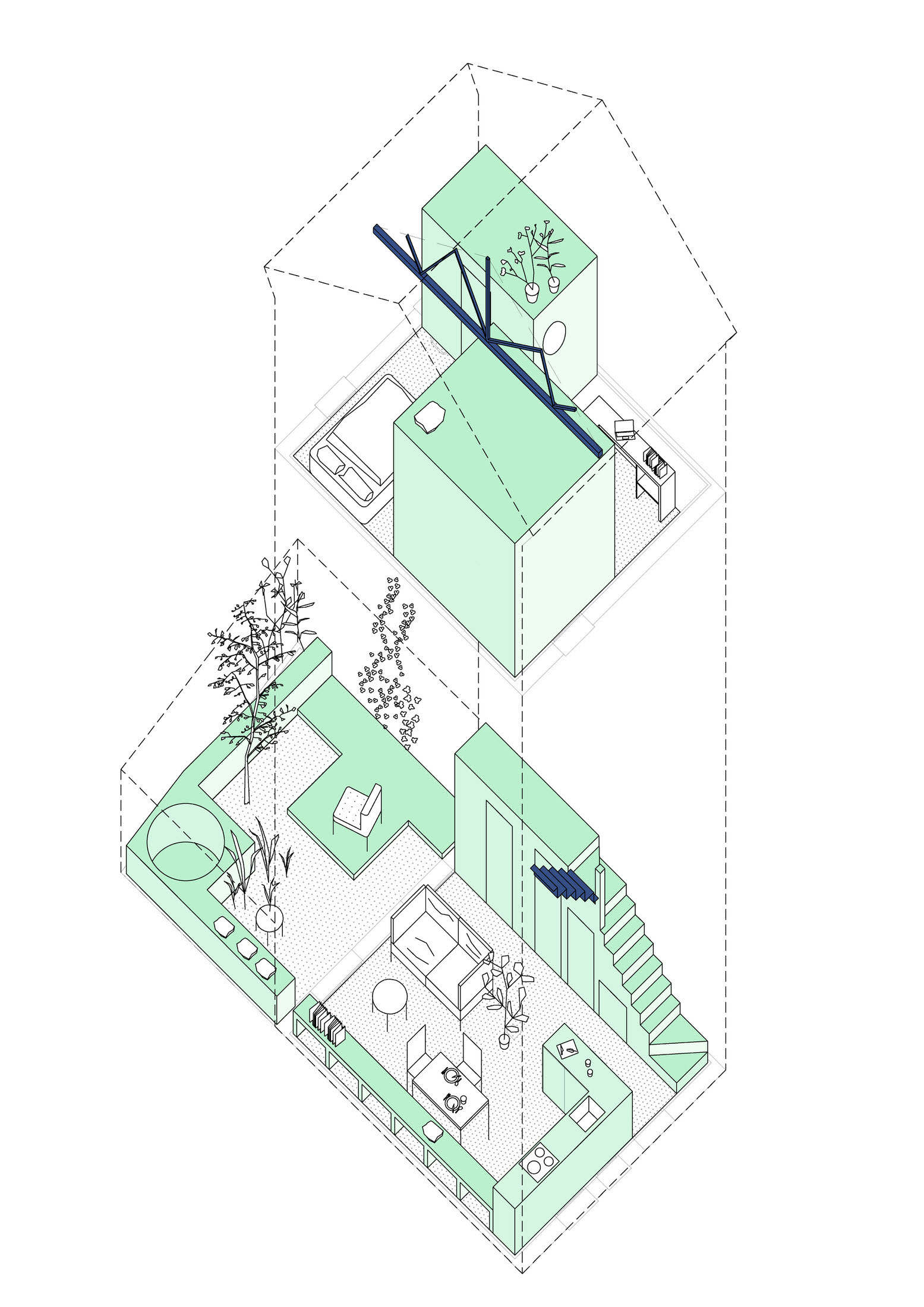 TET住宅（注：若TET有特定专业含义，需更多背景信息才能更精准翻译） 丨西班牙马德里丨Extrarradio Estudio-13