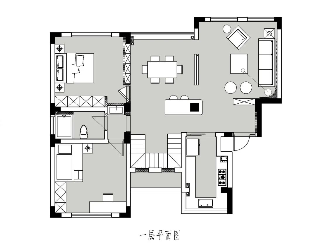 悦湖山院现代家居设计丨洪尧-12
