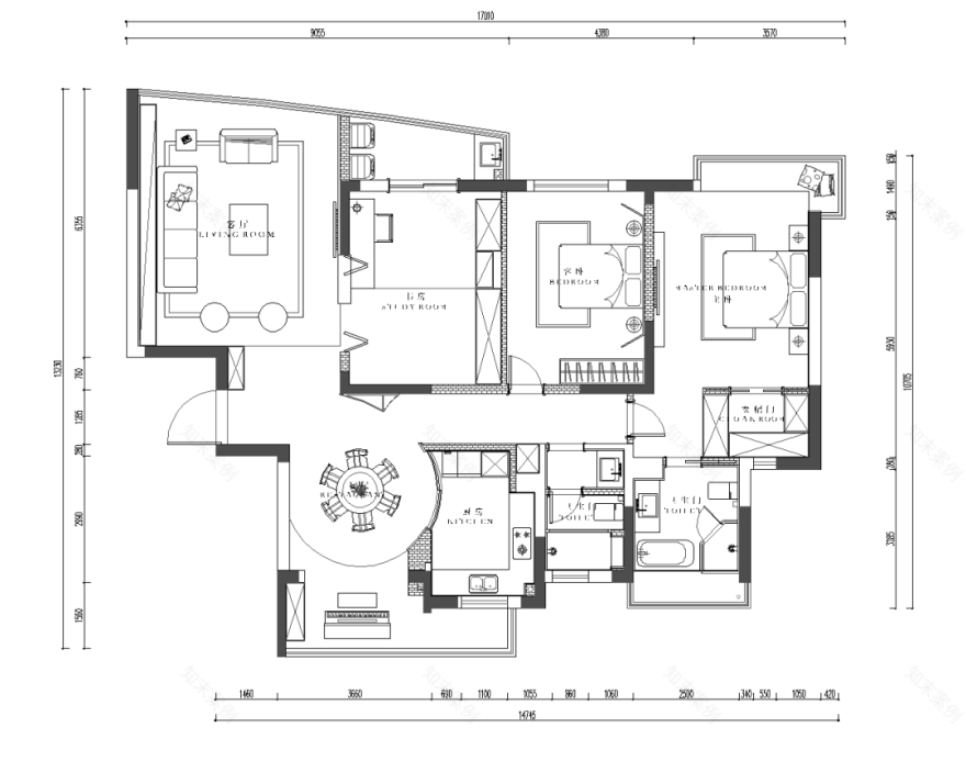 BBS Design | 狭长户型北欧风设计 生活气息与美感兼具-18