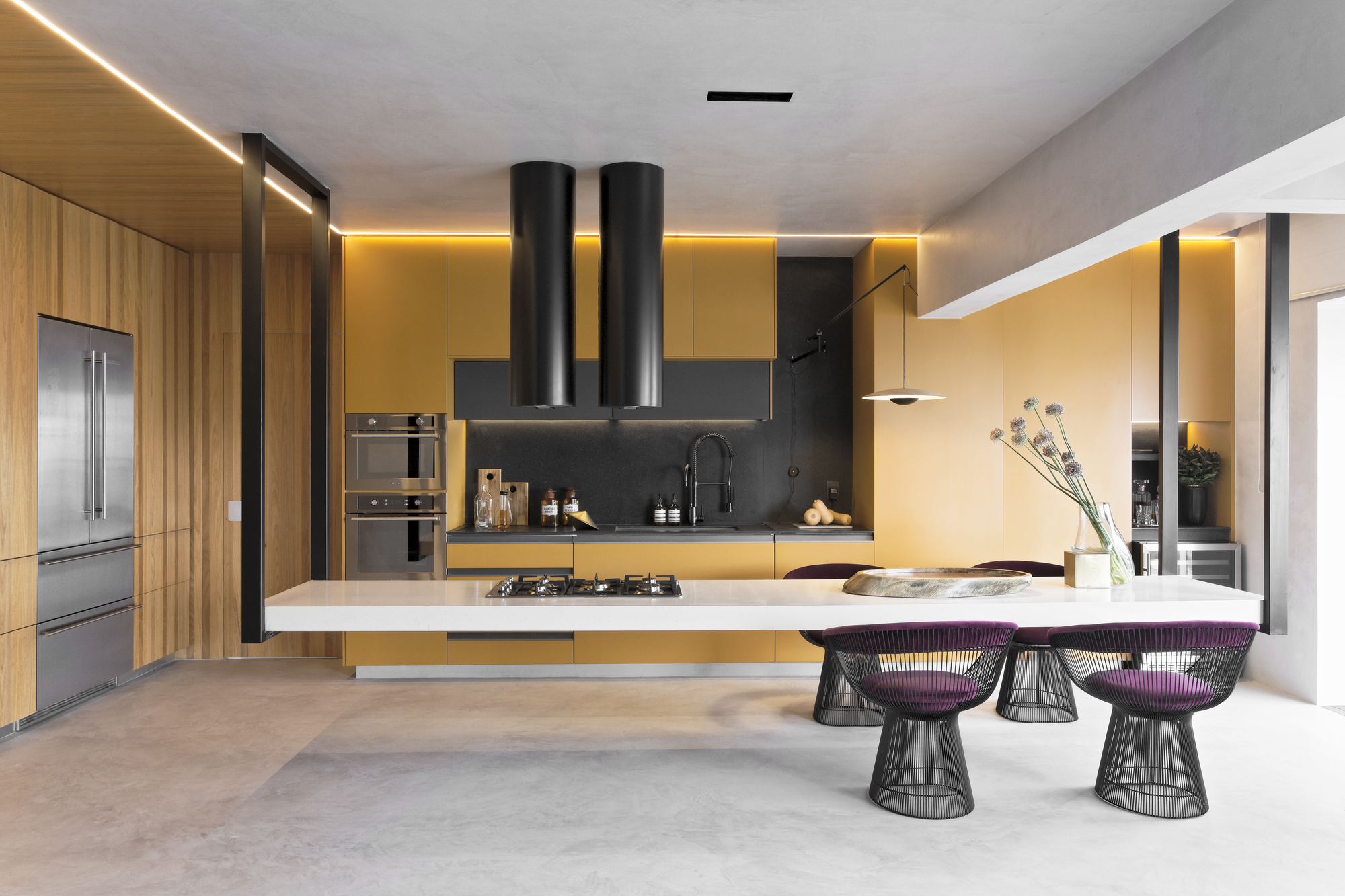 悬空 4.5 米!São Paulo 平层公寓创新厨房设计-16