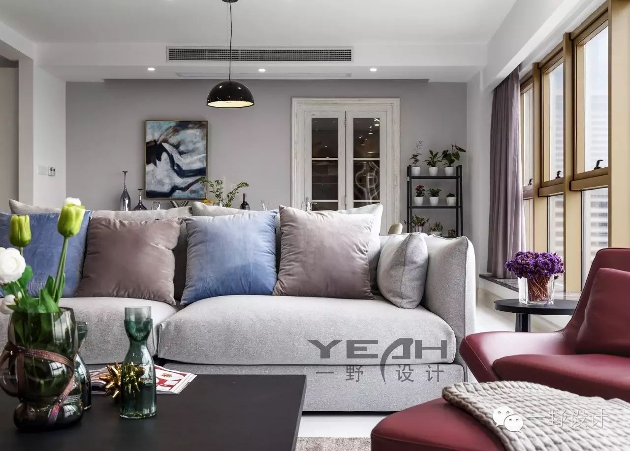 水岸清华瀚宫,现代简约蓝调空间-17