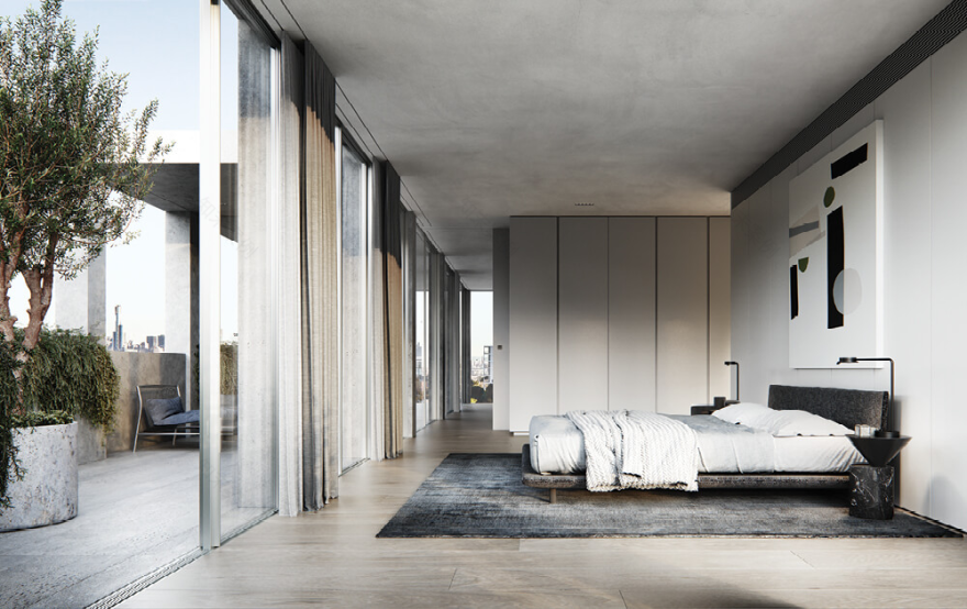 墨尔本极简全混凝土框架公寓楼丨澳大利亚墨尔本丨澳大利亚建筑工作室 Carr-54