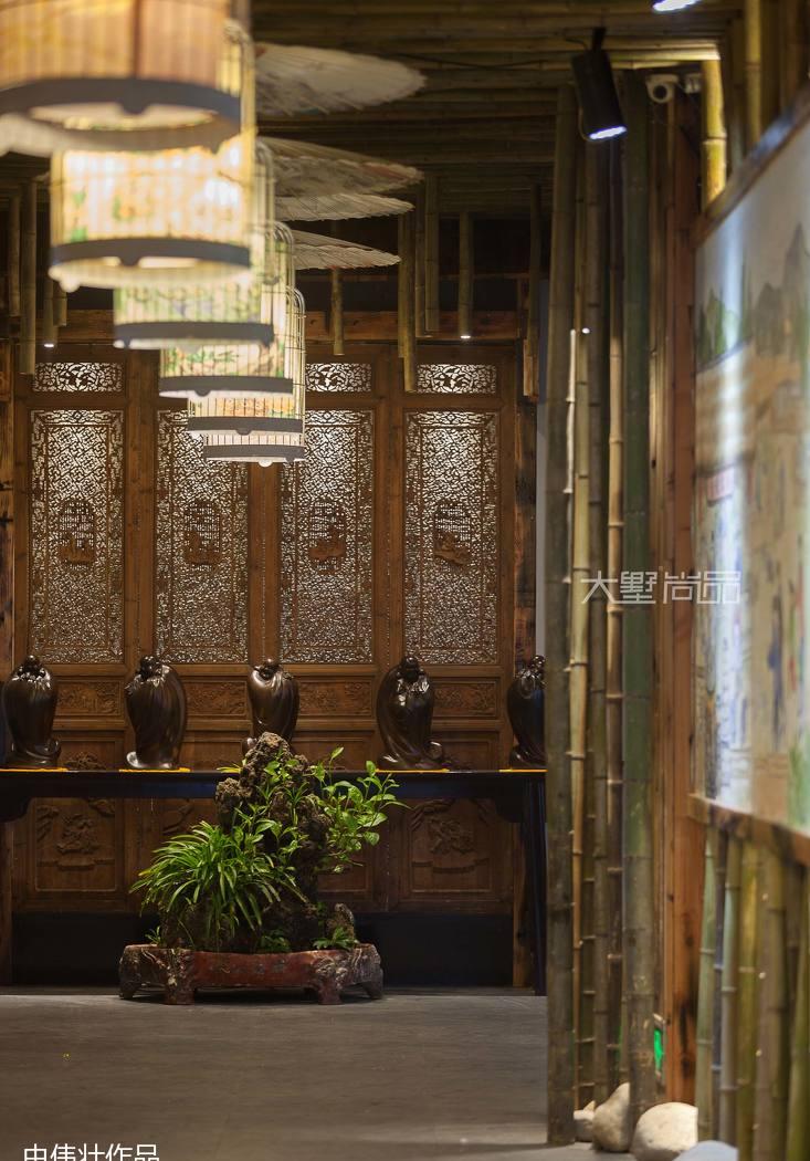 大墅尚品·复古风格鱼头故事中餐厅设计-26