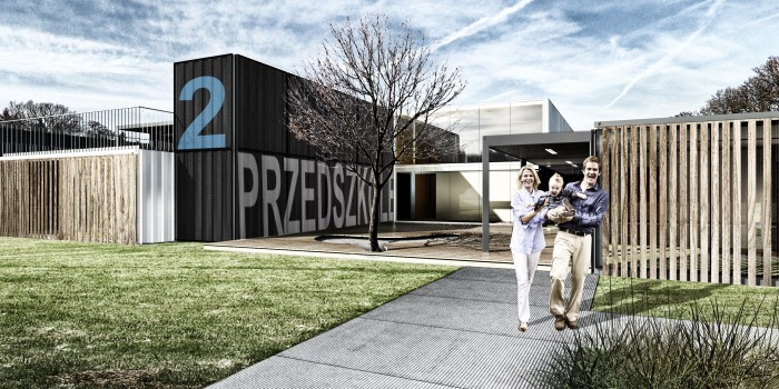 Przedszkole z kontenerów（集装箱幼儿园）丨Rubicon Architekt Kraków-2