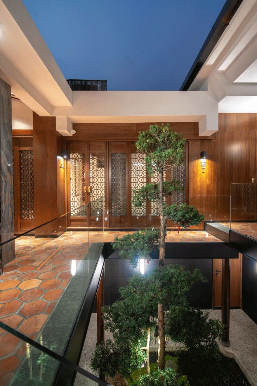 风入庭,空明院丨入庭·鼓浪屿,红砖厝中的新中式雅致空间-12