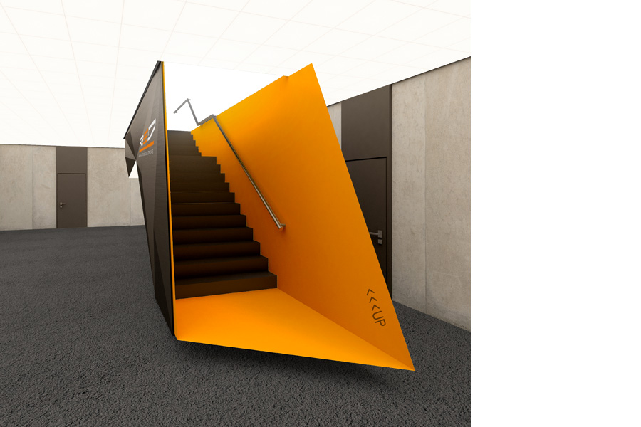 红飞机总部 | 现代工业风设计-12