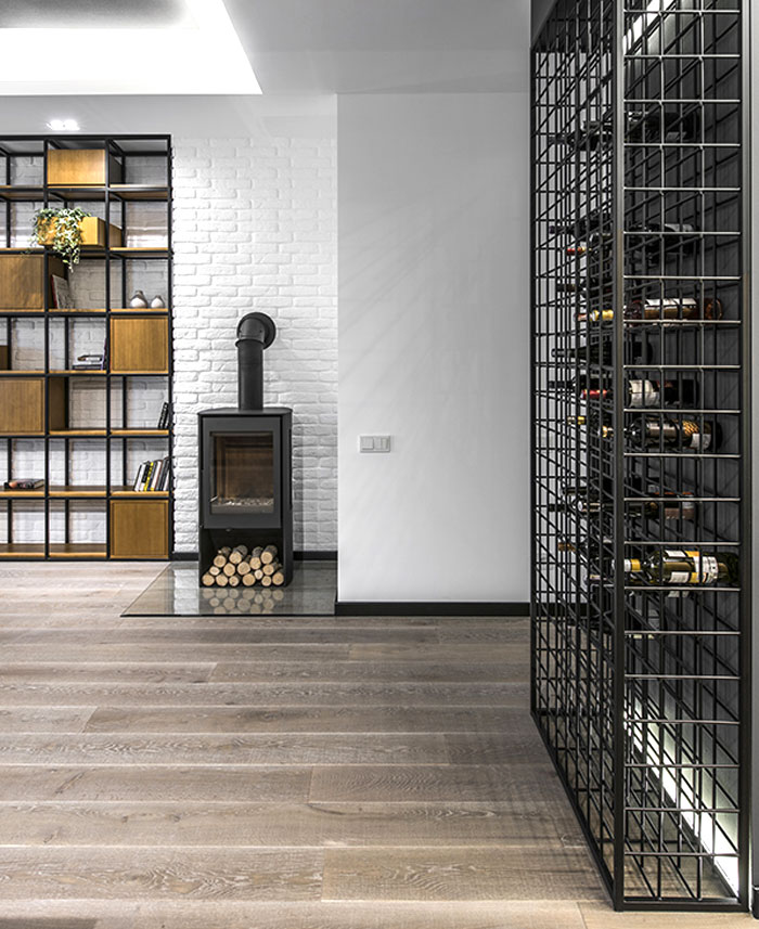 维尔纽斯Stylish住宅  Interjero architektūra-7