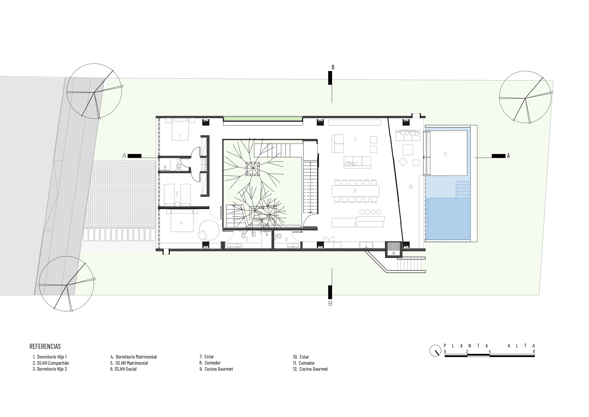 Yvyraju 住宅丨巴拉圭丨OMCM arquitectos-29