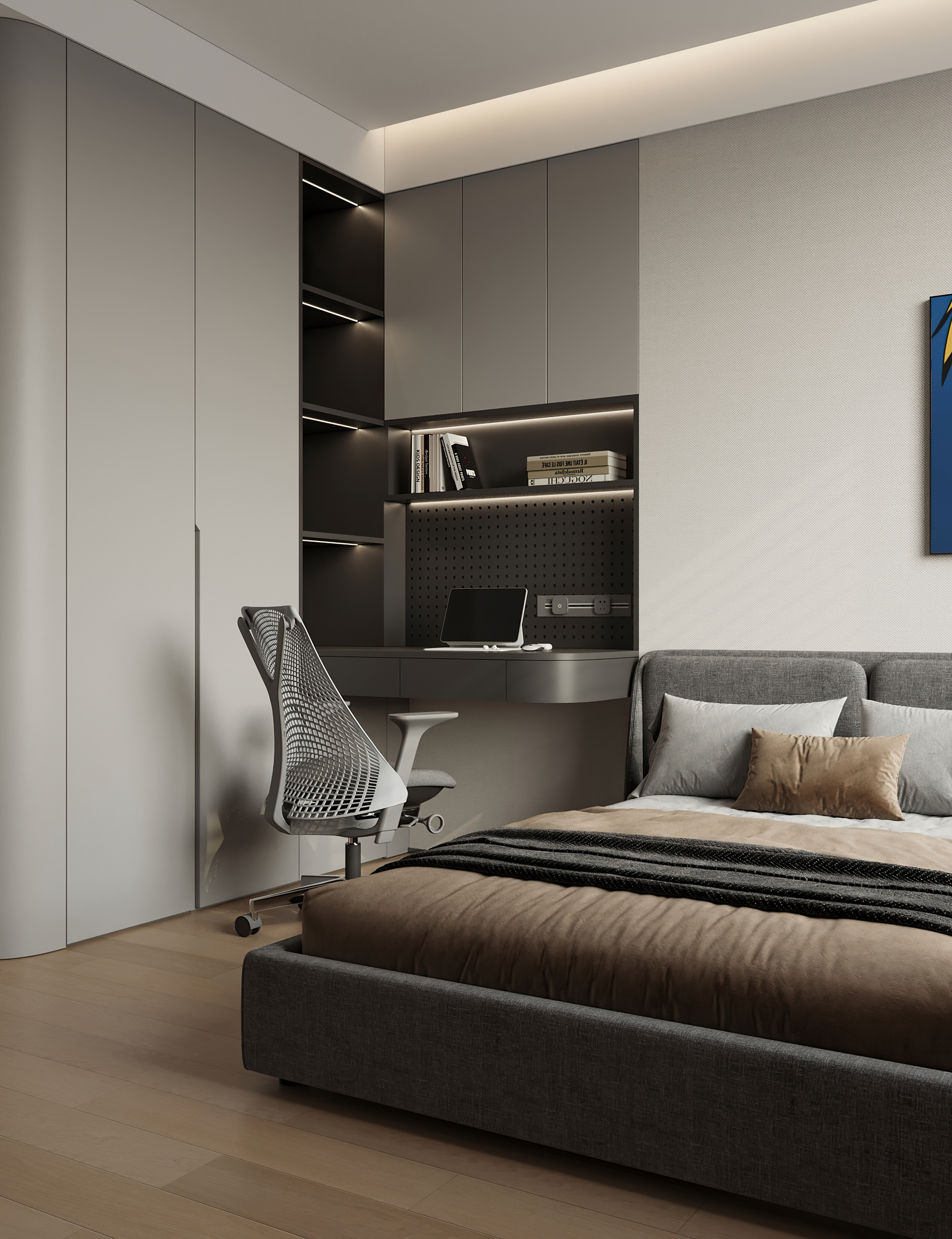 温州 170㎡极简平层丨中国温州丨魔戏空间设计-46